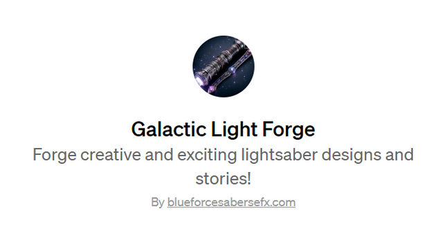 AI Powered Lightsaber Story Creator